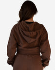 Lila - Cropped Zip Hoodie