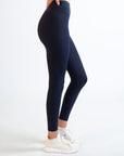 Women's Invisible Scrunch Leggings Navy Blue - side image