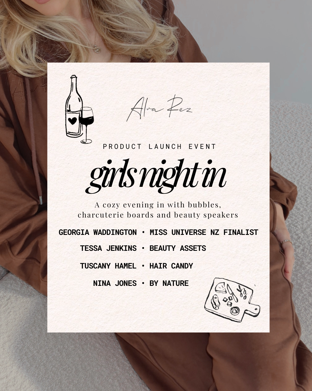 Girls' Night In | Alva Rez Launch Event